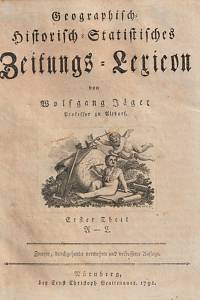 Jäger, Wolfgang – Geographisch-Historisch-Statistisches Zeitungs-Lexikon / von Wolfgang Jäger