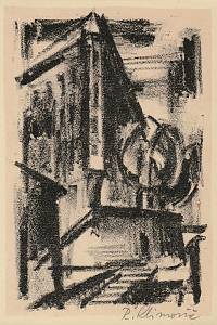 209637. Klimovič, Rudolf – litografie s podtiskem