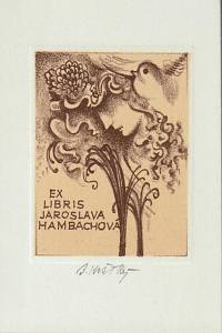 209689. Krátký, Bohumil – Ex libris Jaroslava Hambachová