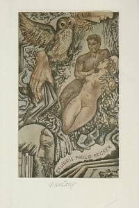 209693. Krátký, Bohumil – Ex libris Paul G. Becker