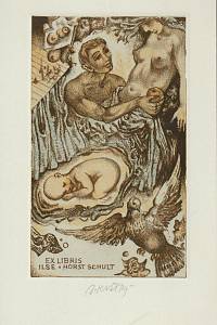209703. Krátký, Bohumil – Ex libris Ilse Horst Schult