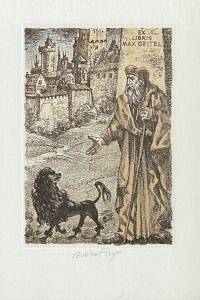 209770. Krátký, Bohumil – Ex libris Max Geitel