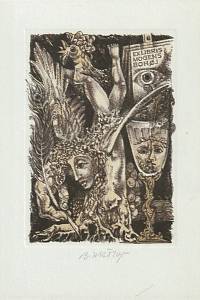 209771. Krátký, Bohumil – Exlibris Mogens Bohøj