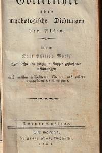 Moritz, Karl Philipp – Götterlehre oder mythologische Dichtungen der Alten