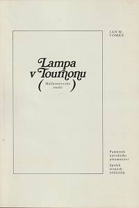 123318. Tomeš, Jan Marius / Demel, Karel – Lampa v Tournonu, Mallarméovská studie
