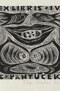 210083. Čechová, Olga – Píseň písní IV. - Ex libris S. Pantůček
