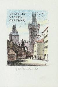 210140. Bouda, Jiří – Ex libris Vlasta Opatrná