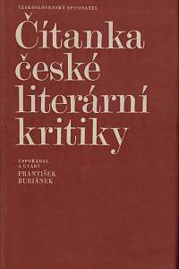 6690. Buriánek, František – Čítanka české literární kritiky