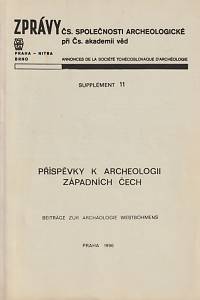 146820. Příspěvky k archeologii západních Čech