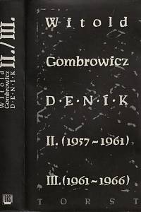 53914. Gombrowicz, Witold – Deník II. (1957-1961) - III. (1961-1966)