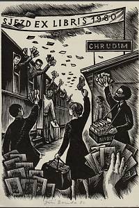 210577. Bouda, Jiří – Sjezd ex libris 1980 Chrudim