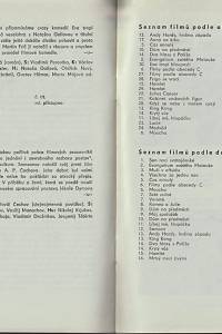 Oliva, Ljubomír / Urgošíková, Blažena / Frída, Myrtil / Merhaut, Václav / Brož Jaroslav / Čáslavský, Karel / Stefanová, Jana – Ponrepo, kino filmotéky Čs. filmového ústavu, program březen 1977