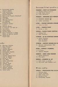 Bartošek, L. / Cieslar, J. / Herfurt, I. / Merhaut, V. / Oliva, L. / Tabery, K. / Valián, Z. / Váňa, O. / Zdražilová, M. – Ponrepo, kino filmotéky Čs. filmového ústavu, program duben 1979
