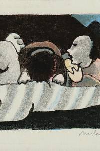 210996. Entler, Milan – barevná litografie