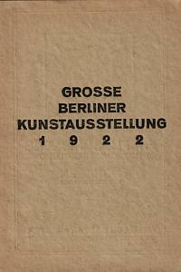 150815. Grosse Berliner Kunstaustellung 1922