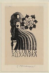 211119. Tomanová, Emílie – Ex libris Alexandra