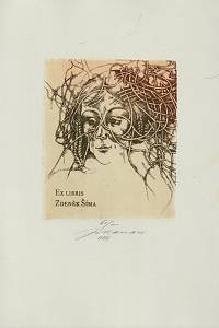 211129. Kavan, Jan – Ex libris Zdeněk Šíma