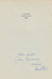 Rejl, František – Intimní pastorely (VIII.) (podpis)