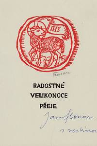 211258. Florian, Michael – Radostné Velikonoce přeje Jan Florian s rodinou