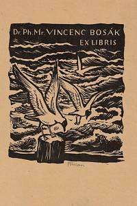 211260. Florian, Michael – Ex libris Dr. Ph.Mr. Vincenc Bosák