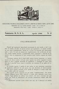 151350. B.N.E.L. - Bianco e nero ex-libris, N. 2 (Aprile 1966)