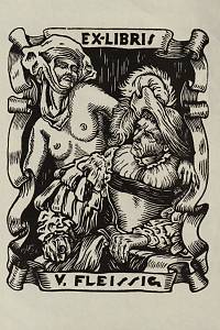 211272. Fleissig, Vojtěch – Ex libris V. Fleissig
