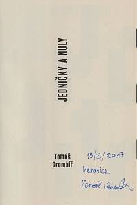 Grombíř, Tomáš – Jedničky a nuly (podpis)