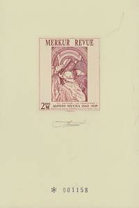 211554. Tvrdoň, Jaroslav – Merkur Revue, Sv. Metoděj na Velehradě II., návrh na okno Chrámu sv. Víta Praha 1931 (Alfons Mucha 1860-1939)