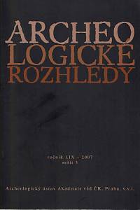 152202. Archeologické rozhledy, Ročník LIX., sešit 3 (2007)