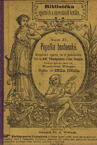 152092. Hopp, Julius / Thompson, Alfred – Popelka bostonská, Komická opera ve třech jednáních