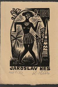 211679. Štěch, Karel – Ex-libris Jaroslav Hes