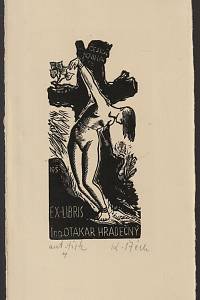 211681. Štěch, Karel – Česká kniha, Ex-libris Ing. Otakar Hradečný