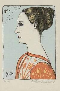 205272. Dvořáková, Milena – [Ex libris] J.P.