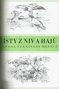 Reiniš, Stanislav – Kouzlo jara ; Lovcův svět ; Z lovů na Slovensku ; Listy z niv a hájů (podpis)