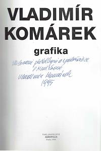 Vladimír Komárek - grafika (podpis)
