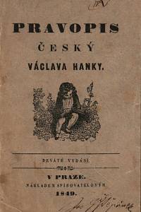 71788. Hanka, Václav – Pravopis český od Vácalva Hanky