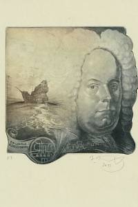 202741. Musil, Karel – [F. Händel] Ex libris A. Sassmann