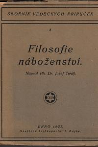 29739. Tvrdý, Josef – Filosofie náboženství