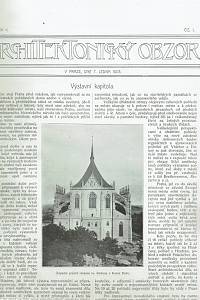 154804. Architektonický obzor, Ročník II., Zprávy Spolku architektů a inženýrů v Království českém, Ročník XXXVII., sešit 1-12 (1903)