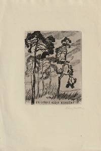212636. Cinybulk, Vojtěch – Ex libris Alois Konečný