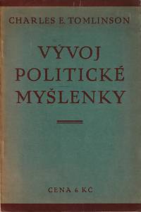 55987. Tomlinson, Charles Ernest – Vývoj politické myšlenky