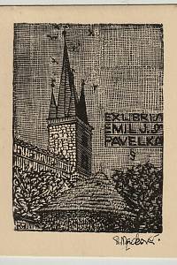 204251. Macková, Anna – Ex libris Emil J.S. Pavelka