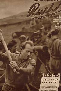 156227. Ruch v tělovýchově a sportu, Týdeník Československé obce sokolské, Ročník V., číslo 1-52 (1950)