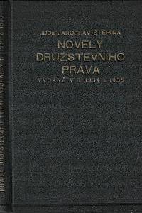 159066. Štěpina, Jaroslav – Novely družstevního práva vydané v roce 1934 a 1935