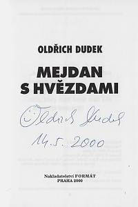 Dudek, Oldřich – Mejdan s hvězdami (podpis)