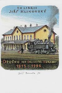 213642. Bouda, Jiří – Opočno pod Orlickými horami : ex libris Jiří Hlinovský
