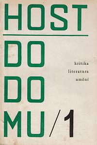 156141. Host do domu : kritika, literatura, umění. Ročník XI. [i.e. XIII.], číslo 1 (1964 [i.e. 1966])