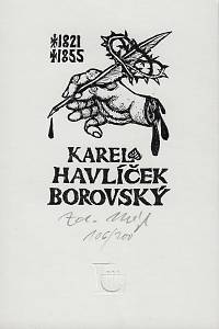 208446. Mézl, Zdeněk – Karel Havlíček Borovský (1821-1855)