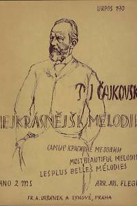 160854. Čajkovskij, Petr Iljič / Flegl, Josef – Nejkrásnější melodie : piano 2 ms