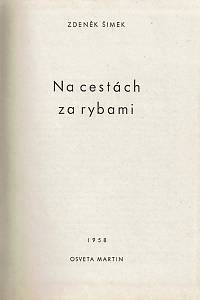 Šimek, Zdeněk – Na cestách za rybami